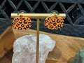 Cheetah Pumpkin Earrings