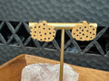 Polka Dot Pumpkin Earrings